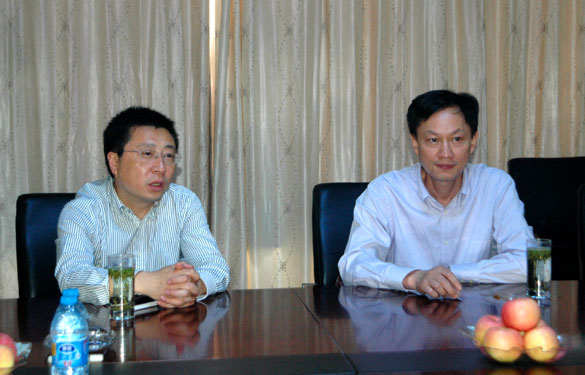 溧阳市地税局局长戚浩东一行来凯时集团调研