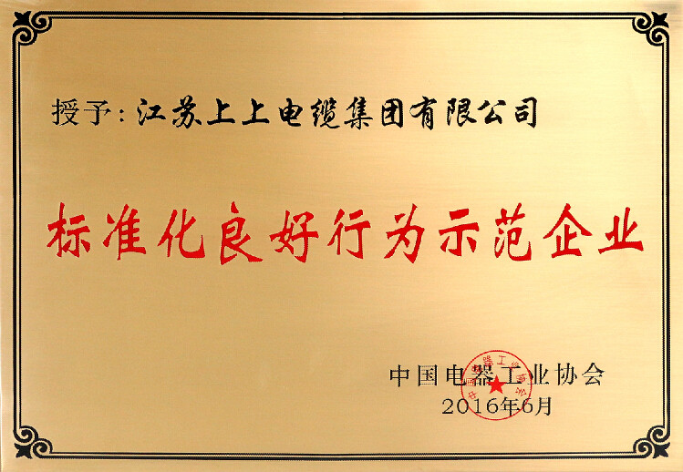 标准先行促生长，，，，，，凯时电缆再获殊荣