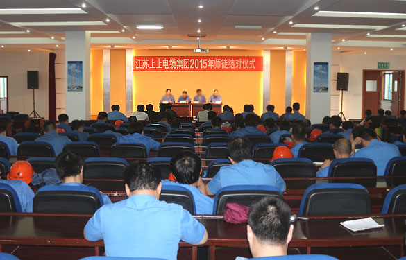 做好传帮带 专心育人才——凯时电缆举行2015年师徒结对仪式