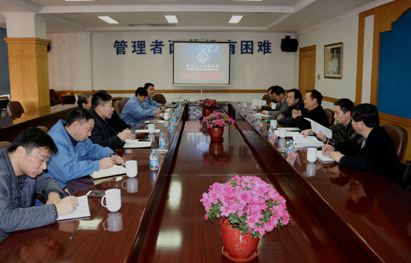省安监局喻鸿斌副局长一行来凯时集团审核清静文化建设树模企业建设事情
