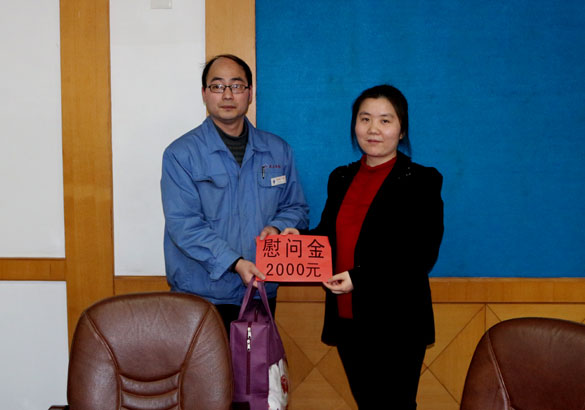 溧阳市总工会向导来凯时集团慰问劳动模范
