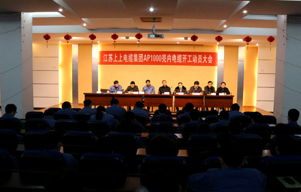 凯时盛大举行AP1000壳内电缆开工发动大会